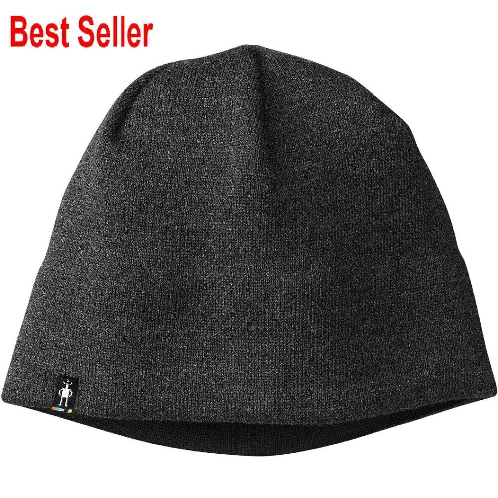 Merino Wool Skull Cap Minimal Classic Unisex Warm Winter Beanie Headband Liner